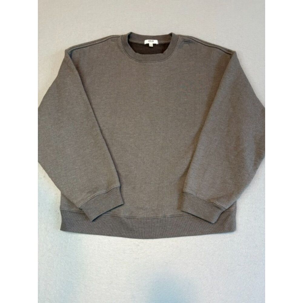 AGOLDE Heavyweight Crewneck Sweatshirt Small Heather Fleece Lined NWOT Sample